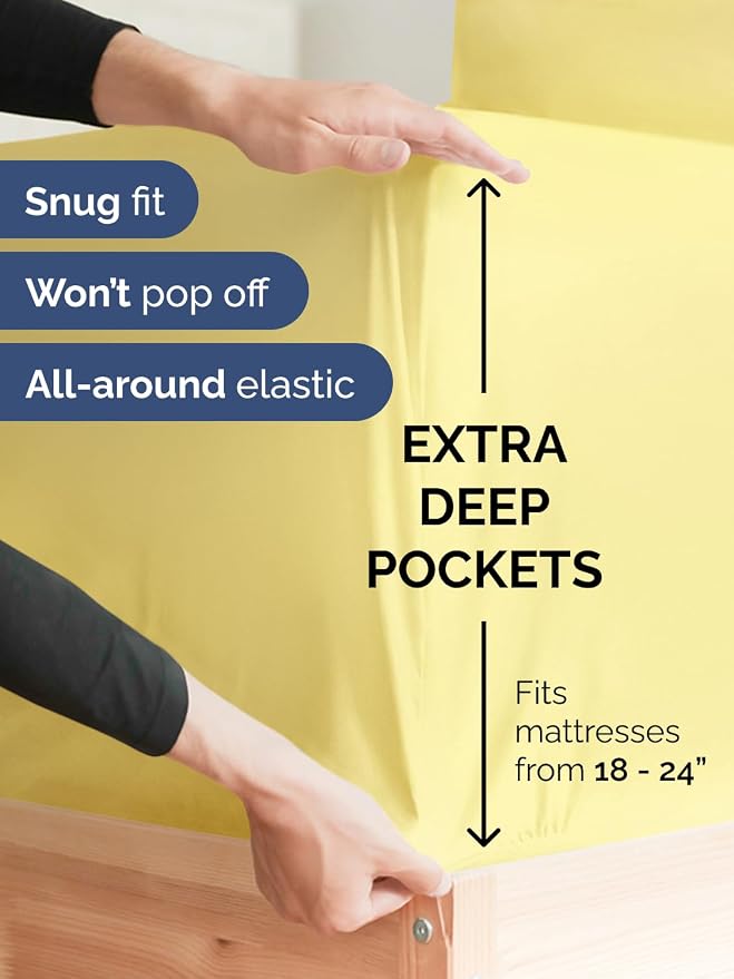 Extra Deep Queen Fitted Sheet - Image 2