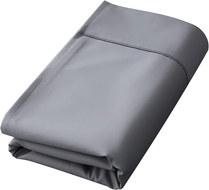 Cotton Flat Sheets Only, 600 TC 100% Cotton Flat Sheet Top Sheet Only, TwinXL by ShunjieHome