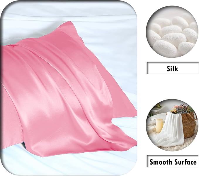 Mulberry Silk Pillowcase for Hair and Skin Pillow Case - Image 2