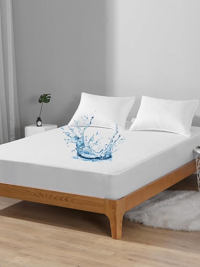 Bedecor 2 Packs Twin Mattress Protector Waterproof Protection Soft Cotton Terry - Image 2