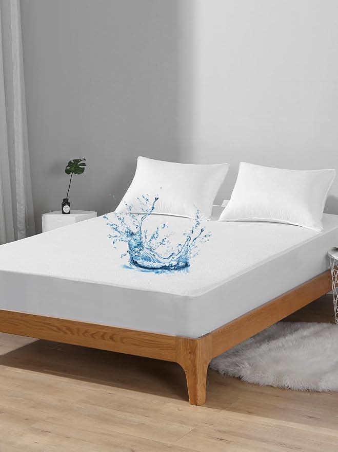 Bedecor Full Waterproof Mattress Protector, Pee and Bed Wetting Protection Cover - Image 2