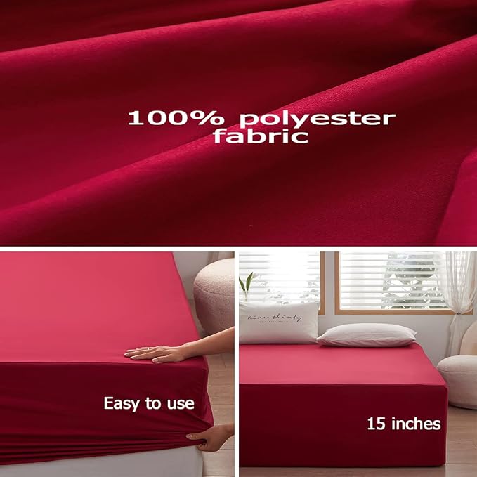 Bedding TwinXL Size Fitted Sheet Only - Image 3