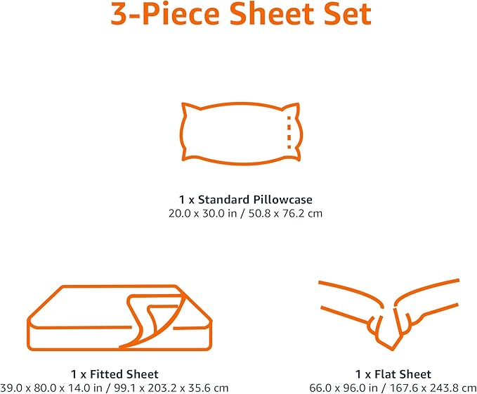 Amazon Basics Lightweight Super Soft, Comfortable Easy Care Microfiber 3-Piece - Image 6