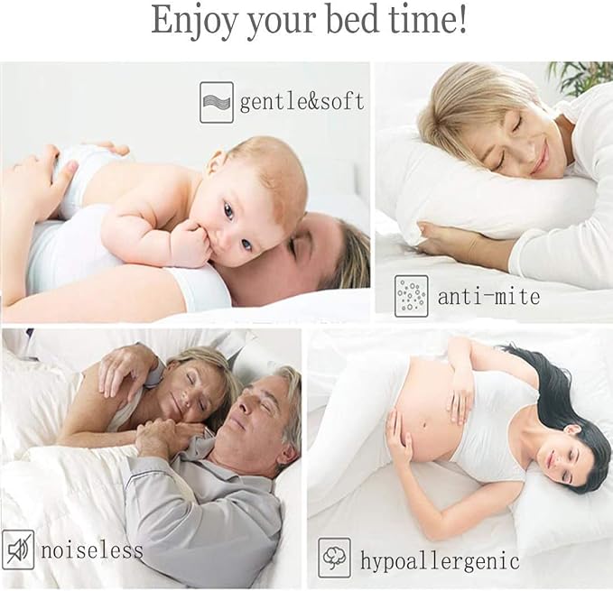 COHOME Premium Twin/Twin XL Size Comforter, All-Season Quilted Down Alternative - Image 7