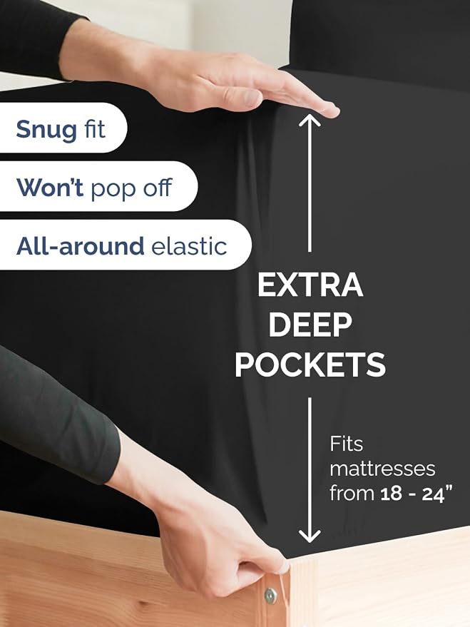 Extra Deep Split King Sheet Set - Image 3