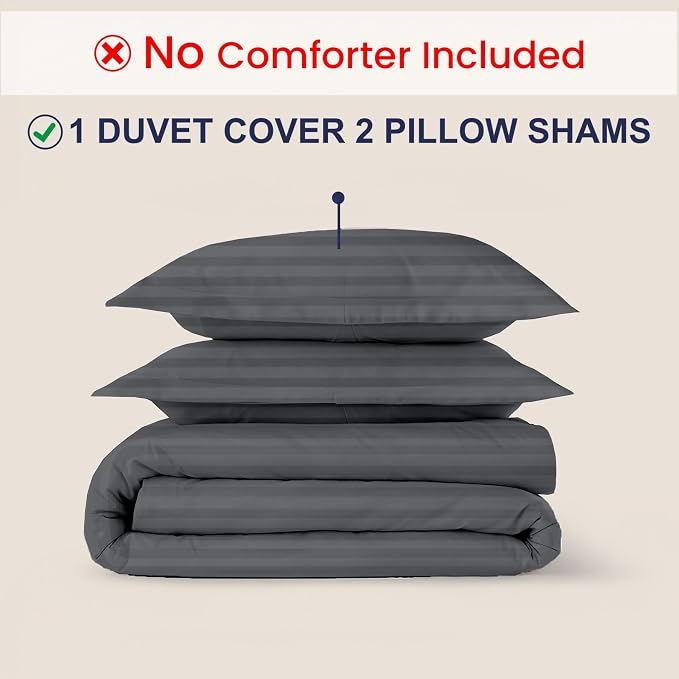 Kotton Culture 120"x120" 3 Pc Super King Plus/Super Oversize King Duvet Cover - Image 2