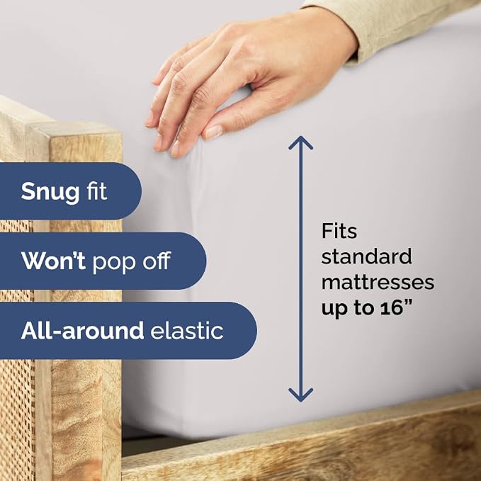 Cal King Fitted Bed Sheet - Image 3