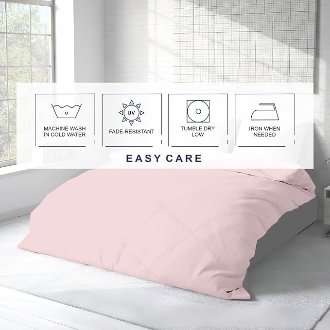 Kotton Culture 3 Pc 120"x120" Duvet Cover Set Super King Plus/Super Oversize - Image 7