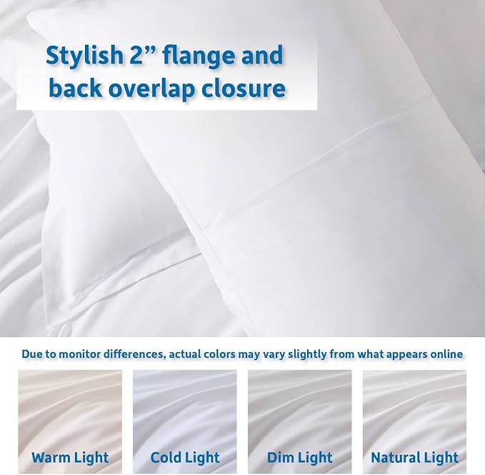 Nestl White Duvet Cover Queen Size - Image 8