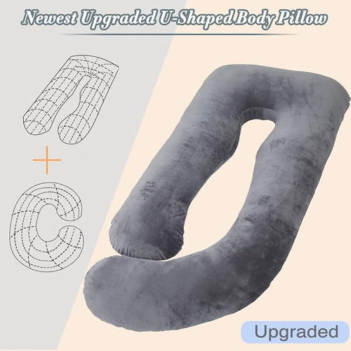 60 Inch Pregnancy Pillow for Sleeping, Extra Large U Shaped Body Pillow - Image 2