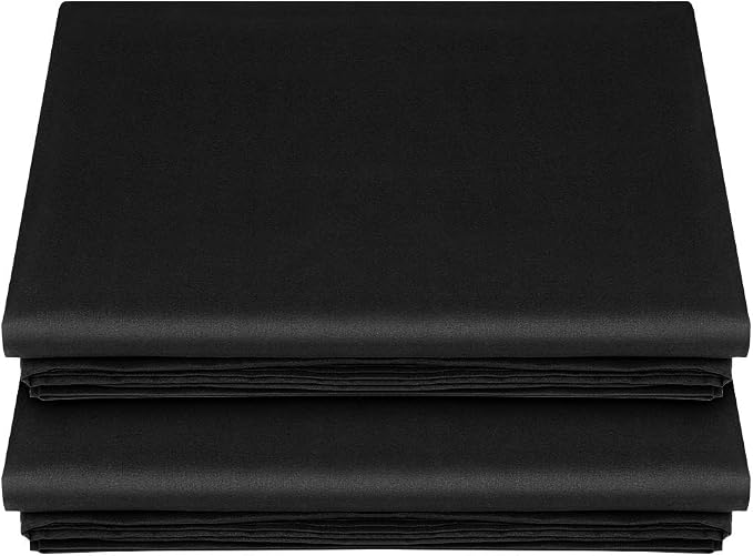 Lirex 2-Pack Queen Size Flat Sheet Set, Ultra-Soft Brushed 1800 Microfiber by Lirex