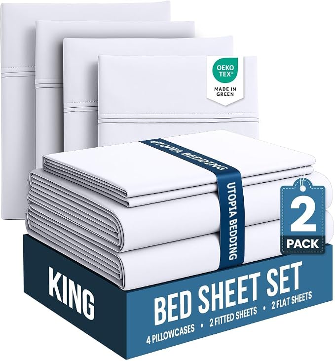 Utopia Bedding King Bed Sheets Set by UTOPIABEDDING