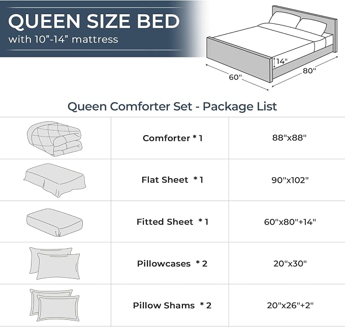 HEVUMYI Olive Green Queen Comforter Set - Image 8