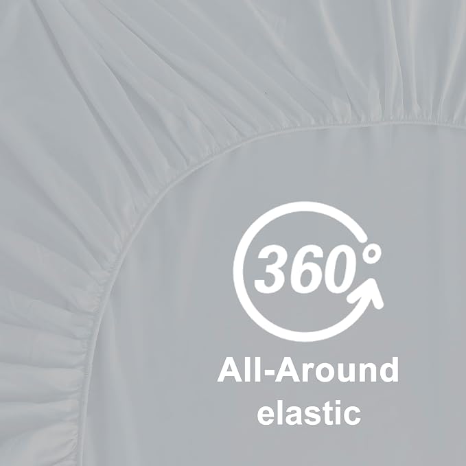 Hotella 100% Microfiber 60"x80" Queen Size Fitted Sheet Only, Hotel Quality - Image 5