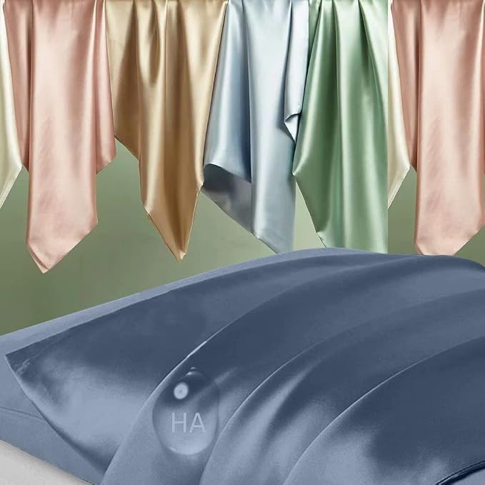 Silk Pillowcase for Hair and Skin, Mulberry Silk Pillow Cases Standard Size - Image 2