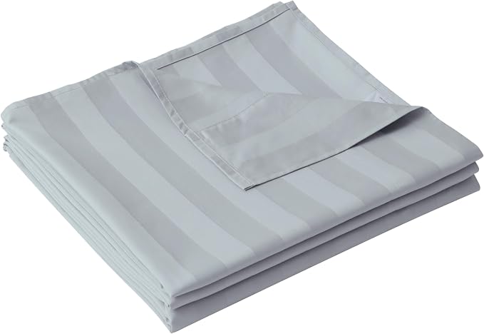 Cotton King Flat Sheet Only, 600 Thread Count 100% Egyptian Cotton Top Sheet by ZaizaiHome