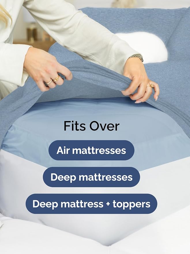 Extra Deep Cal King Fitted Sheet - Image 6