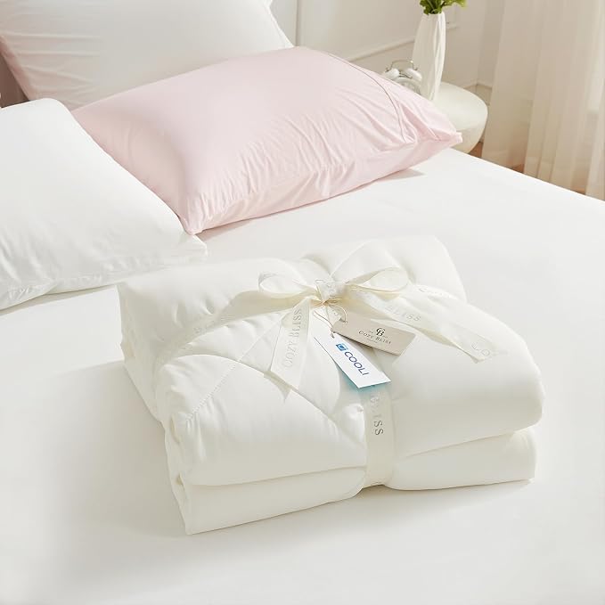 Cozy Bliss Cooling Comforter Twin Size, Cooling Blankets - Image 6
