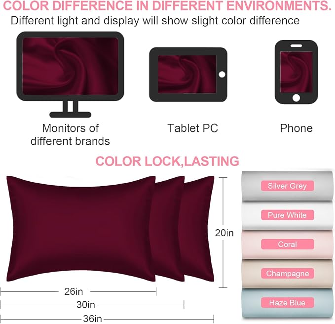 Silk Pillow Cases King Size - Image 7
