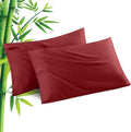 Pillowcases Standard Size 2 Pack, Cooling Viscose from Bamboo Pillow Cases by JamRest