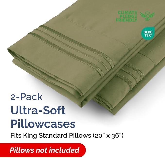 King Standard Pillow Cases Set of 2 - Image 2