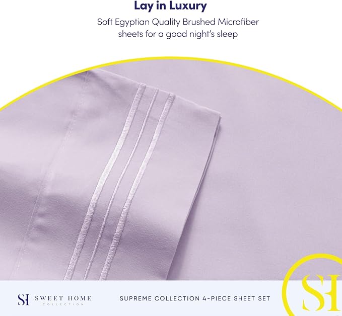 Twin Sheets - Breathable Luxury Sheets - 1800 Supreme Collection Extra Soft - Image 6