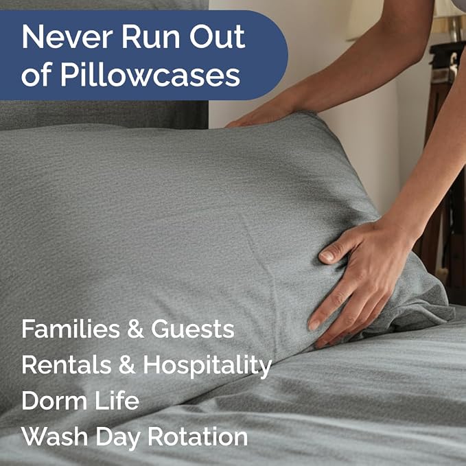 Queen Pillow Cases Set of 8 - Image 5
