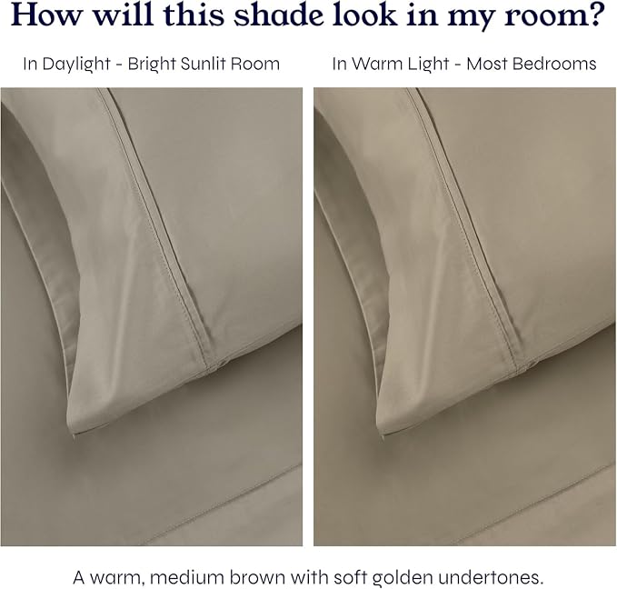 California Design Den Twin XL Fitted Sheet Only - Image 4