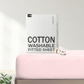 FreshCulture Pure Cotton Fitted Sheets Twin XL Size, 300 Thread Count Percale by FreshCulture