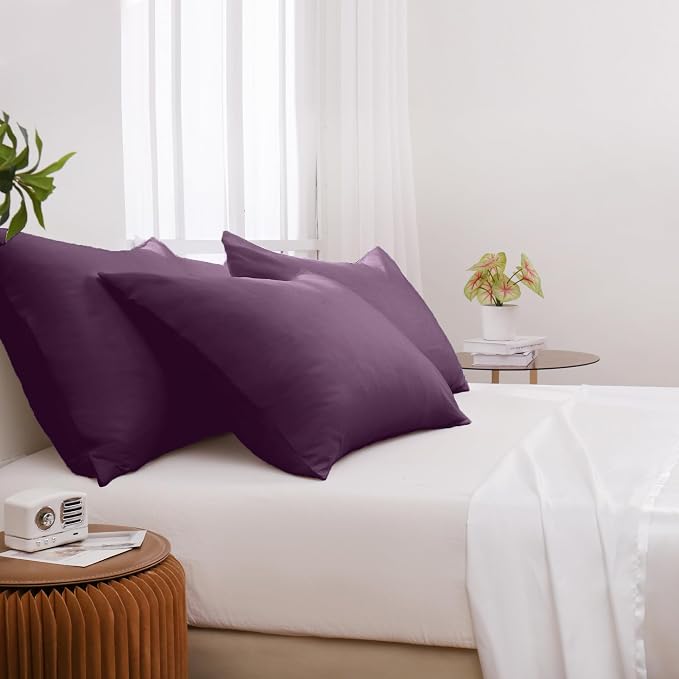 Pillowcases King 4 Pack, 20x36 Pillow Cases - Image 2
