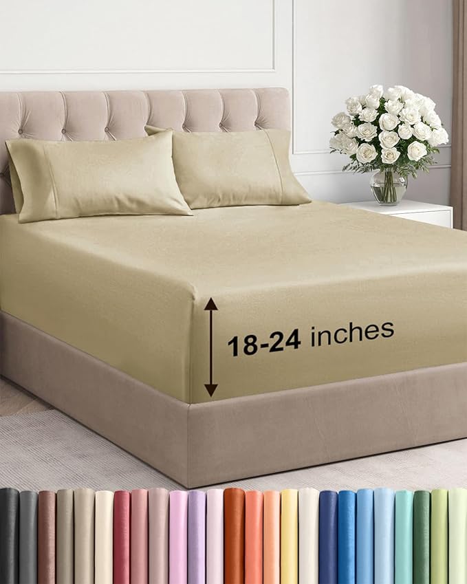 Extra Deep Queen Sheet Set by CGKUnlimited