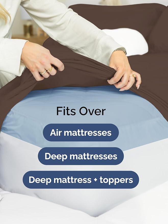 Extra Deep Split King Fitted Sheet - Image 6