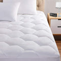 Favorland Cal King Mattress Pad, 8-21" Deep Pocket Protector Ultra Soft Quilted by Favorland