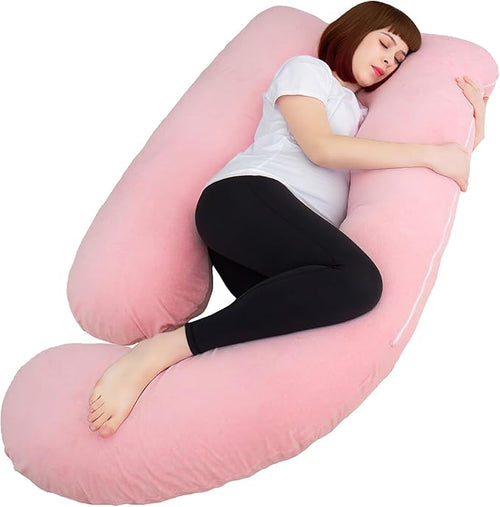 60 Inch Pregnancy Pillows for Sleeping, Extra Large U Shaped Body Pillow by AMCATON