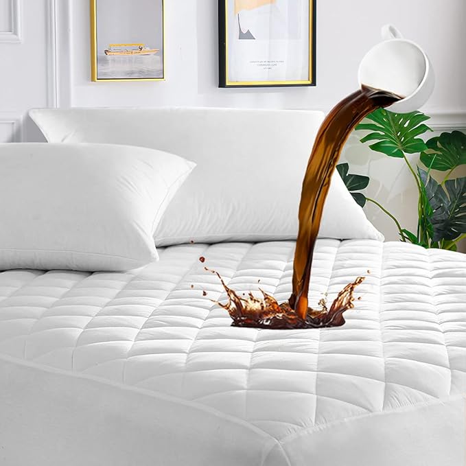 UNILIBRA Twin Mattress Cover Waterproof, Deep Pocket Mattress Pad Protector by Unilibra