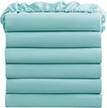 FreshCulture Full Fitted Sheets, Bulk Pack of 6, Deep Pocket, Soft Microfiber by FreshCulture