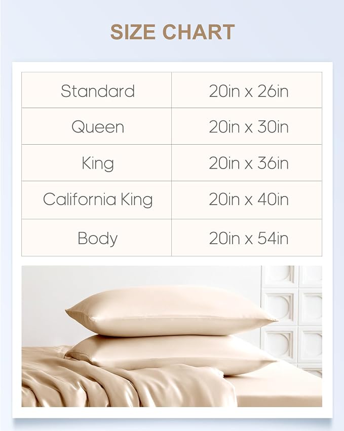 THXSILK Set of 2 100% Mulberry Silk Pillowcase - Image 9