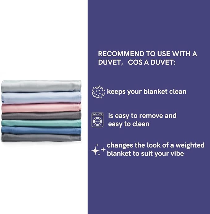 YnM 15lbs Weighted Blanket for Adults, Linen Heavy Bed Throw Blanket - Image 9