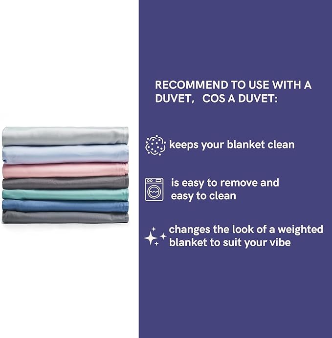 YnM King Size Weighted Blanket for Adults, Exclusive Smallest Compartments - Image 8