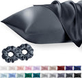 Queen Satin Pillowcase for Hair 2pc, Similar to Silk Pillow Cases, Easier Care by Vielit