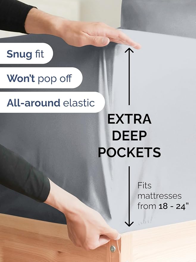 Extra Deep Cal King Sheet Set - Image 3