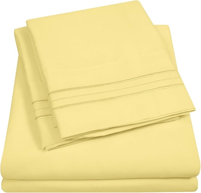 California King Size Sheet Set by SweetHomeCollection