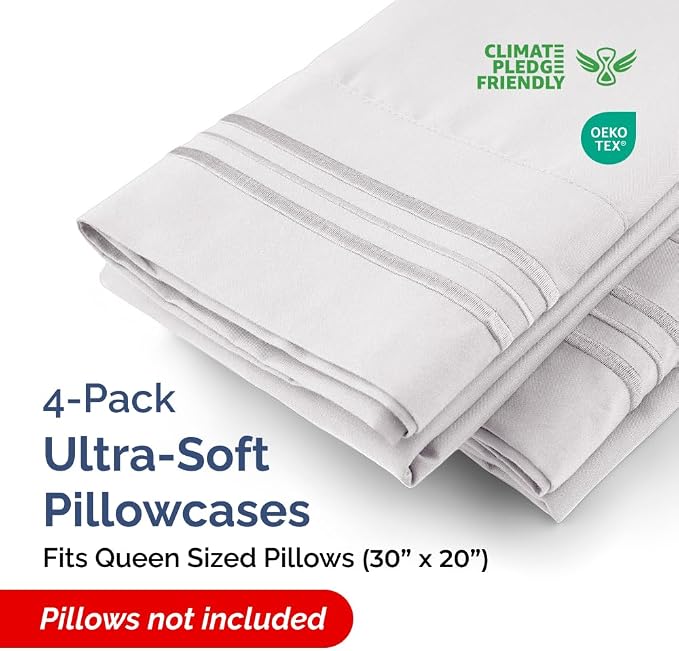 Queen Pillow Cases Set of 4 - Image 2