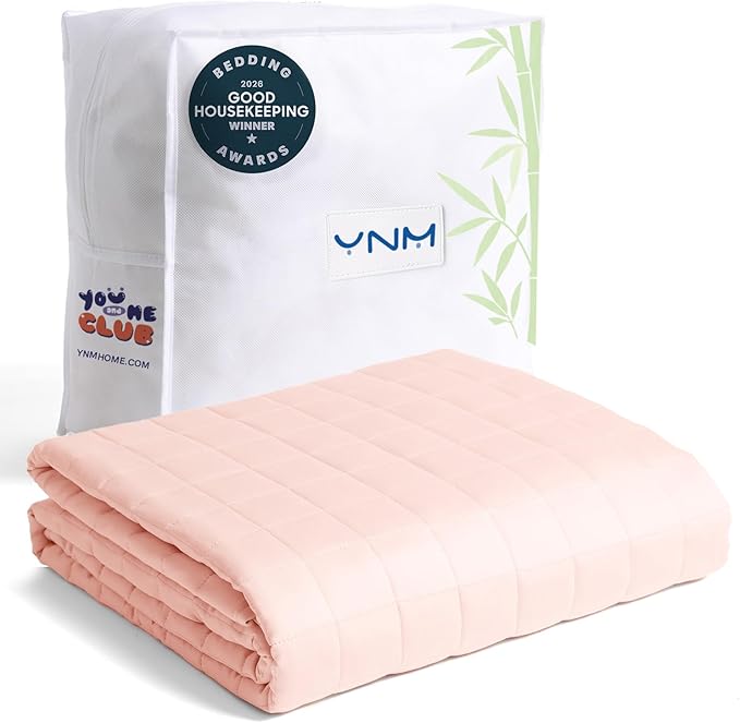 YnM Cooling Weighted Blanket for Adults, 20lbs Heavy Bed Throw for One Person by YNM