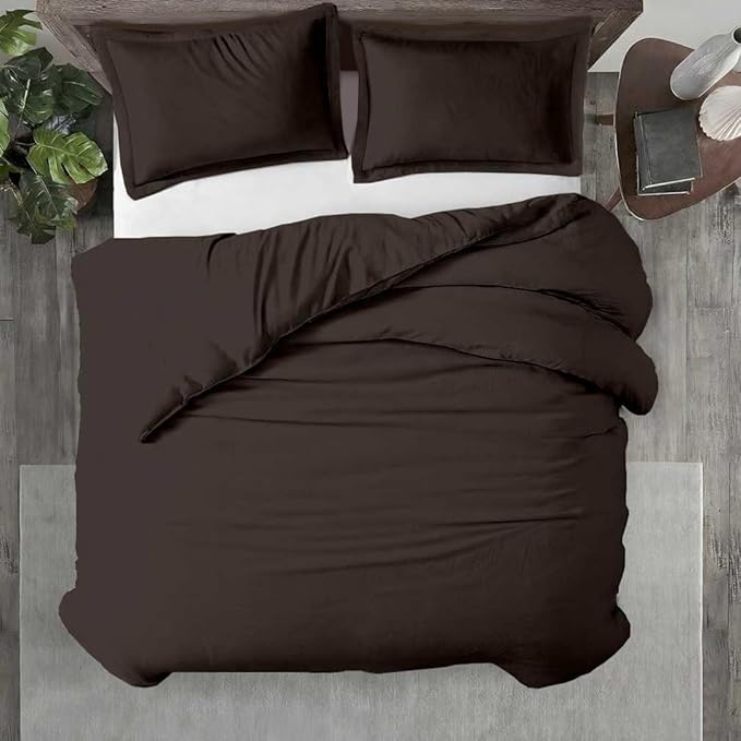 Kotton Culture 1 Pc 120" x 98" Duvet Cover Oversized King 100% Egyptian Cotton by KottonCulture