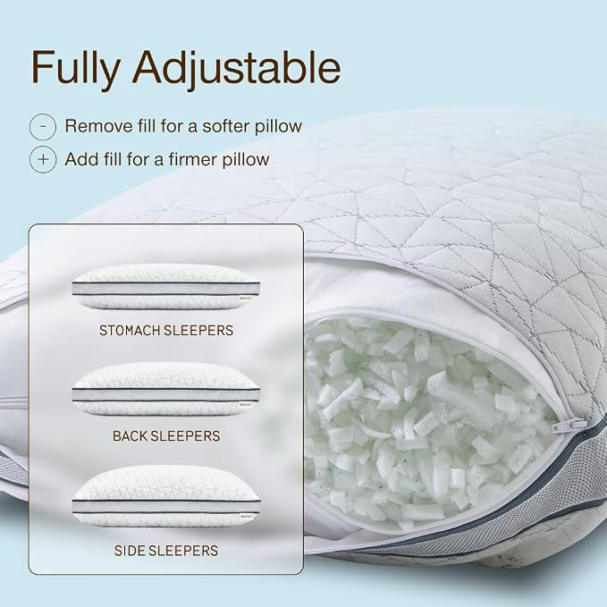 Coop Home Goods Eden Bed Pillow Queen Size - Image 2