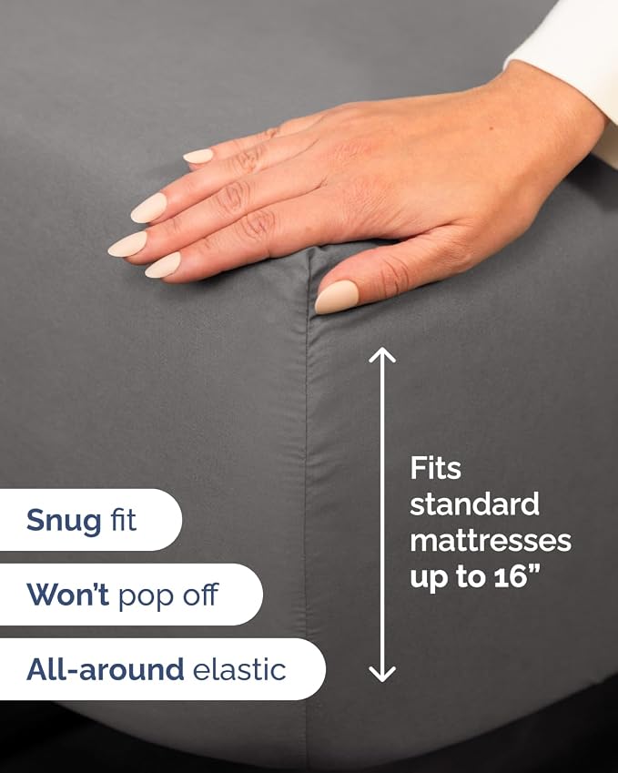 Cal King Size Fitted Bed Sheet - Image 3