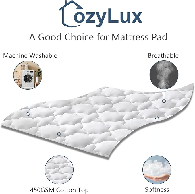 CozyLux Twin XL Mattress Pad - Image 3