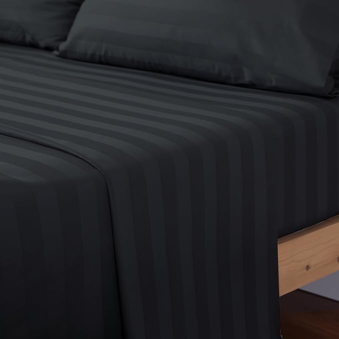 Cotton Cal King Flat Sheet Only, 600 Thread Count 100% Egyptian Cotton Top - Image 7