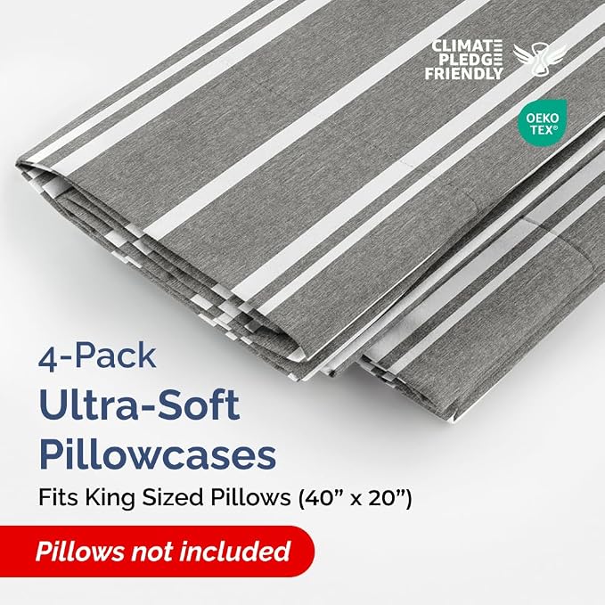 King Pillow Cases Set of 4 - Image 2